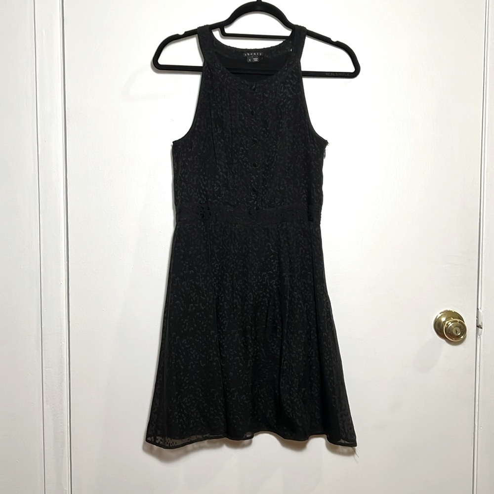 Theory Flowy Pleated Dress